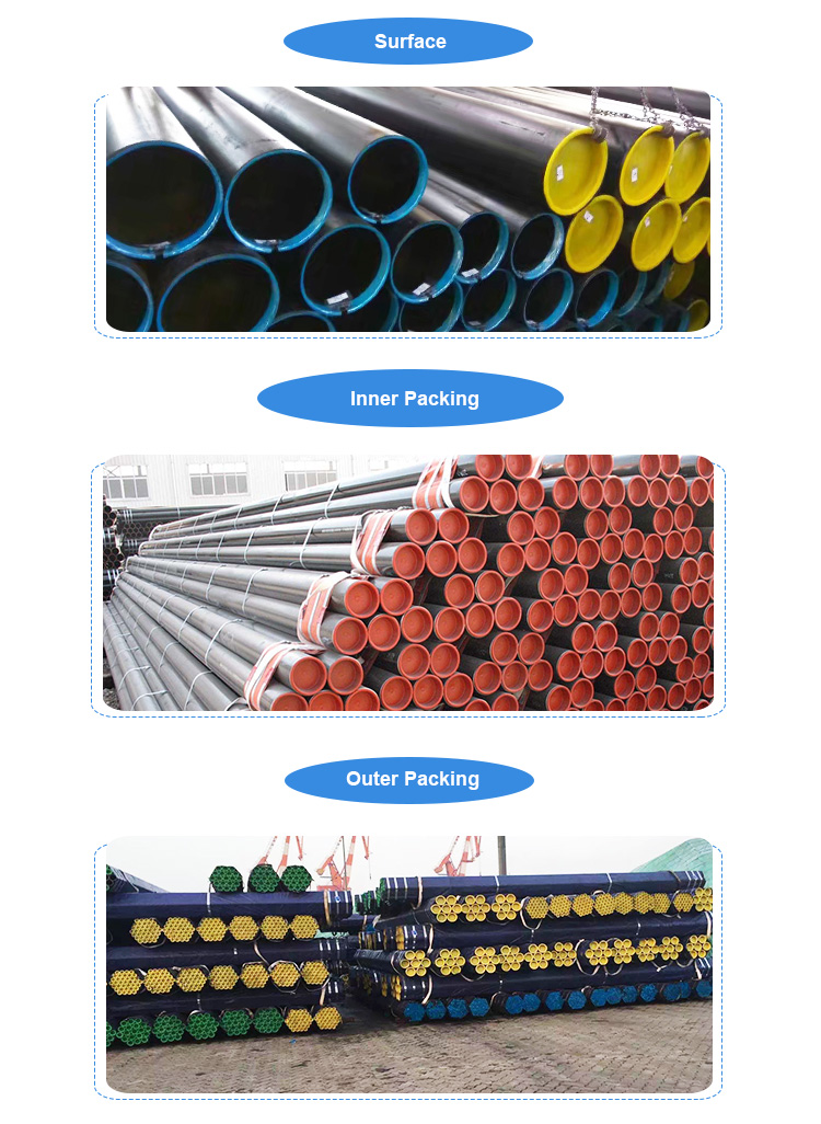 ASTM 10.3mm 830mm ʻeleʻele i huki ʻia i ke anu ʻeleʻele i huki ʻia ʻo Carbon seamless steel Pipe seamless Steel Tube11