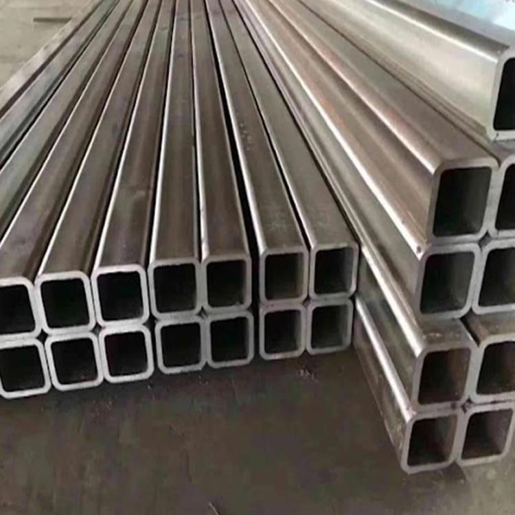 Low carbon black steel hot dip galvanized coating square tube1