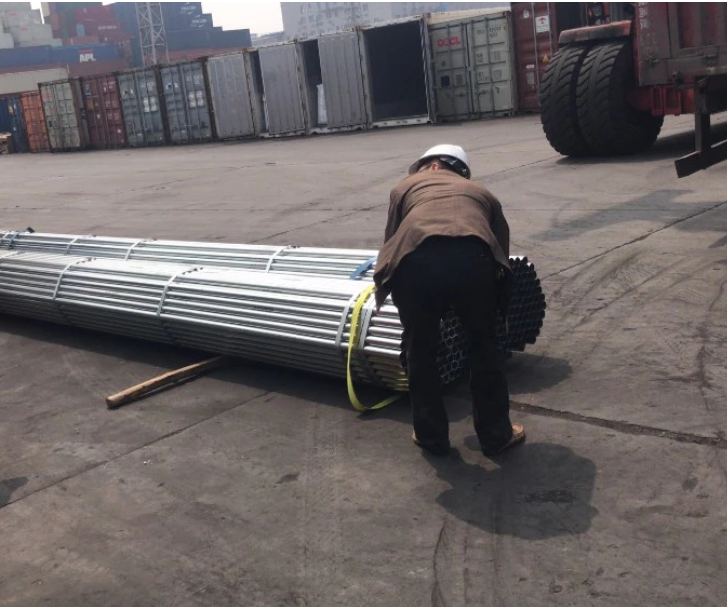 galvanized steel pipe Packing&Loading1